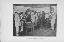 Dairy class, Tuskegee Institute, 1902. Creator: Unknown