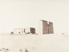 Dakkeh (Pselcis), Vue Générale du Temple, 1851-52, printed 1853-54. Creator: Félix Teynard
