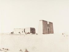 Dakkeh (Pselcis), Vue Générale du Temple, 1851-52, printed 1853-54. Creator: Félix Teynard