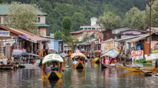 Dal Lake, Srinagar, Kashmir, India, 2023. Creator: Peter Thompson