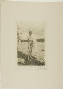 Dal River, 1919. Creator: Anders Leonard Zorn