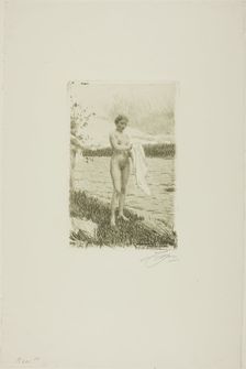 Dal River, 1919. Creator: Anders Leonard Zorn