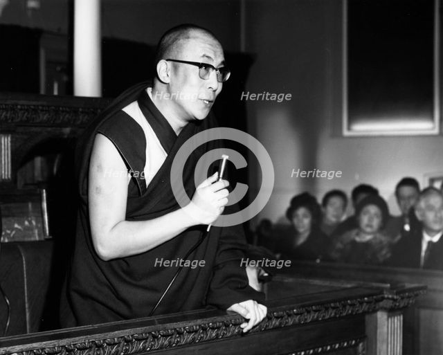 Dalai Lama, the 14th Dalai Lama of Tibet, 1973. Creator: Unknown.