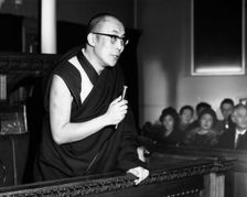 Dalai Lama, the 14th Dalai Lama of Tibet, 1973. Creator: Unknown