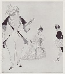 D'Albert in Search of his Ideals, 1897. Creator: Aubrey Beardsley