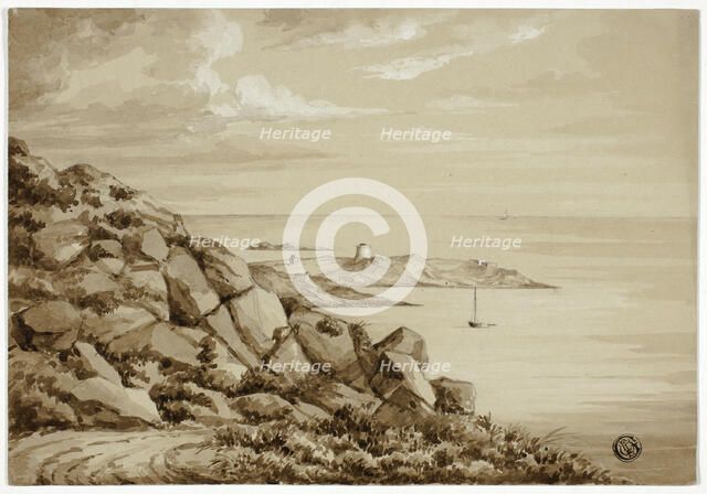 Dalkey Island, September 1843. Creator: Elizabeth Murray.
