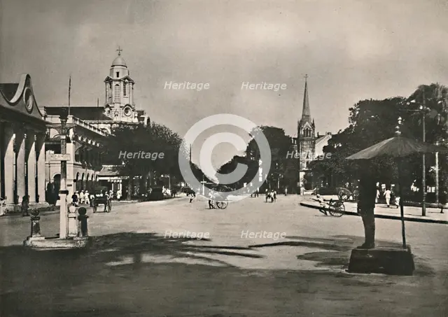 'Dalhousie Street, Rangoon', 1900. Creator: Unknown.