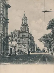 Dalhousie Square, Calcutta 1904. Creator: Johnston & Hoffmann