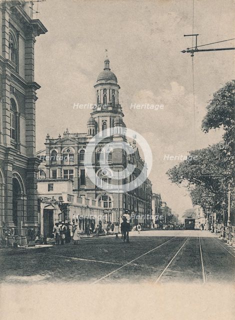 'Dalhousie Square, Calcutta', 1904. Creator: Johnston & Hoffmann.