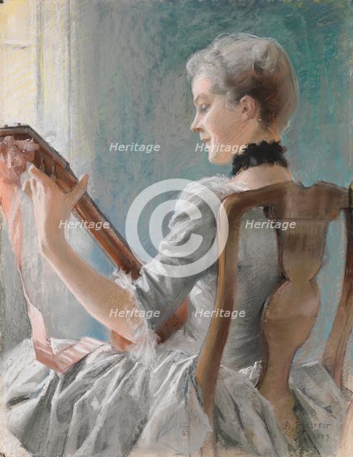 Dalin´s Spring Song, 1883. Creator: Albert Edelfelt.