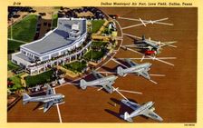 Dallas Municipal Airport, Love Field, Dallas, Texas, USA, 1942
