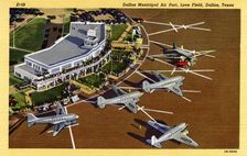 Dallas Municipal Airport, Love Field, Dallas, Texas, USA, 1942