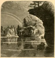 Dalles of the Wisconsin, "The Jaws". 1874. Creator: John Filmer