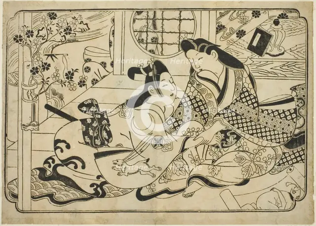 Dalliance, c. 1685. Creator: Sugimura Jihei.