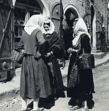 Dalmatian women in Trebinje, Bosnia and Herzegovina, Yugoslavia, 1939. Creator: Unknown