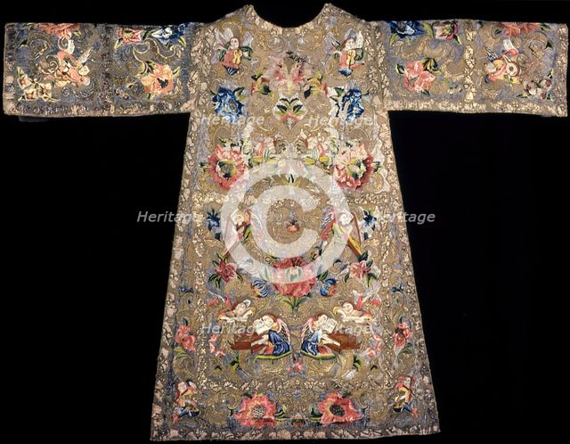Dalmatic and Humeral Veil, Bayern, 1675/1725. Creator: Unknown.