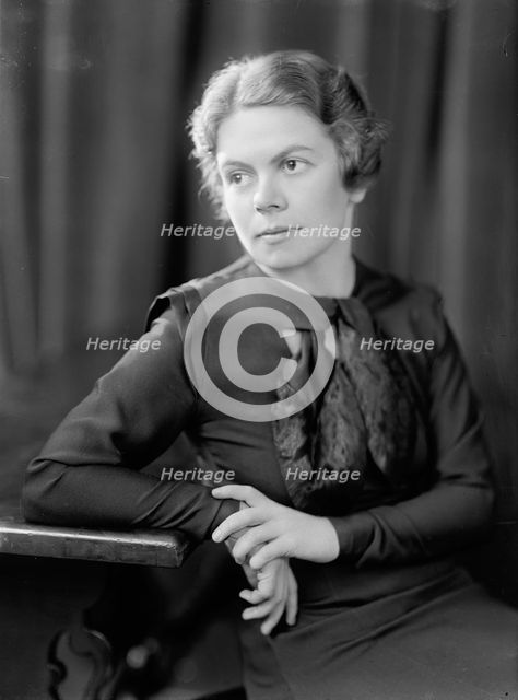 Dalrymple, Martha - Portrait, 1933. Creator: Harris & Ewing.
