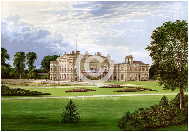 Dalton Hall, near Beverley, Yorkshire, home of Lord Hotham, c1880. Artist: Unknown