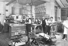 Dalziel Foundry Limited. - Earl Street Premises. Moulding and Casting Plant, and Staff 1909. Creator: Fradelle & Young