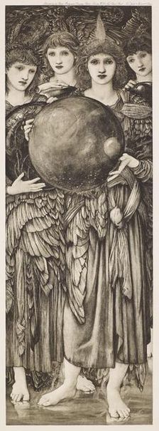 Dalziels Bible Gallery - The Days of Creation - The Fourth Day, c1860s, (1900). Creator: Unknown