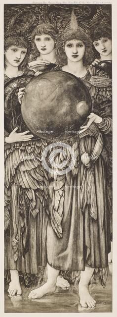 Dalziels' Bible Gallery - The Days of Creation - The Fourth Day, c1860s, (1900). Creator: Unknown.