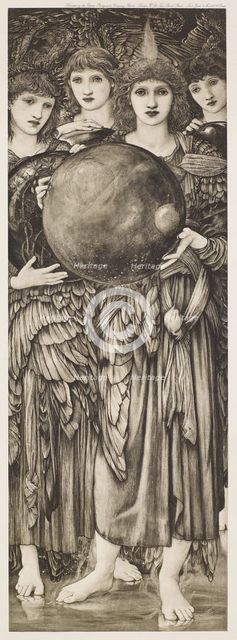 Dalziels' Bible Gallery - The Days of Creation - The Fourth Day, c1860s, (1900). Creator: Unknown.