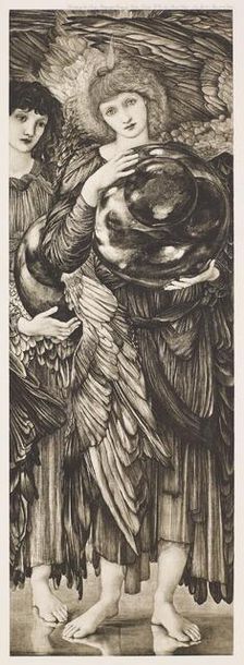 Dalziels Bible Gallery - The Days of Creation - The Second Day, c1860s, (1900). Creator: Unknown