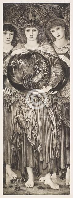 Dalziels' Bible Gallery - The Days of Creation - The Third Day, c1860s, (1900). Creator: Unknown.