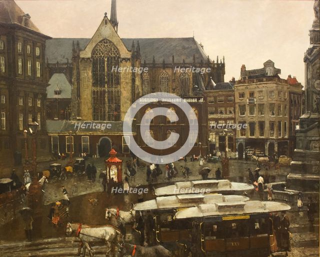 Dam Square, 1898. Creator: Breitner, George Hendrik (1857-1923).