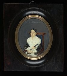 Dama desconocida (Unknown Lady), 1843. Creator: Ramon Atiles-Perez