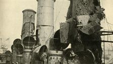 Damage to HMS Vindictive First World War, 1918, (c1920). Creator: Unknown