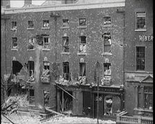 Damaged Buildings and Empty Streets in Dublin as a Result of Fighting, 1922. Creator: British Pathe Ltd