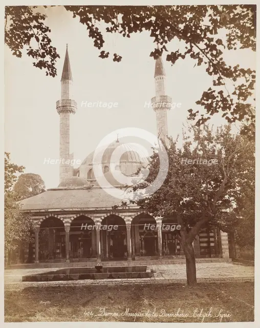 Damas Mosquee De La Dervicherie Cekyeh, Syrie # 404, Printed c.1870. Creator: Felix Bonfils.