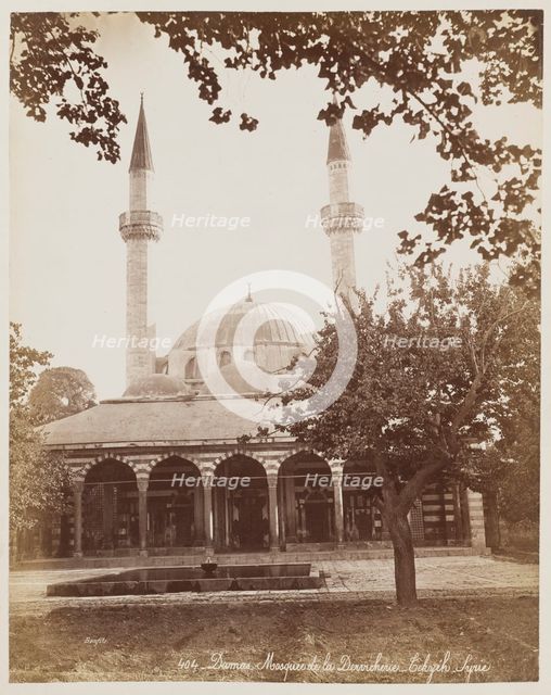 Damas Mosquee De La Dervicherie Cekyeh, Syrie # 404, Printed c.1870. Creator: Felix Bonfils.