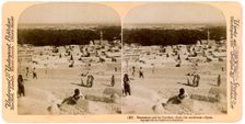 Damascus and its gardens, as seen from the north-west, Syria, 1900.Artist: Underwood & Underwood