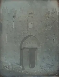 Damascus Gate, Jerusalem, 1842-44. Creator: Joseph Philibert Girault De Prangey