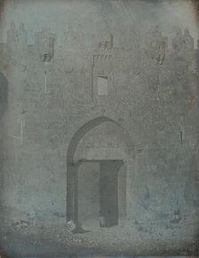 Damascus Gate, Jerusalem, 1842-44. Creator: Joseph Philibert Girault De Prangey