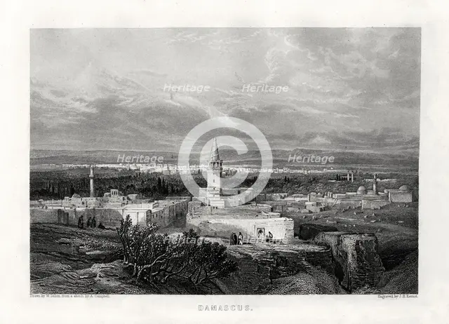 'Damascus', Syria, 19th century. Artist: J H Kernot