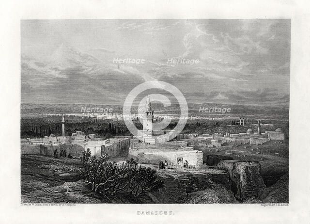 'Damascus', Syria, 19th century. Artist: J H Kernot