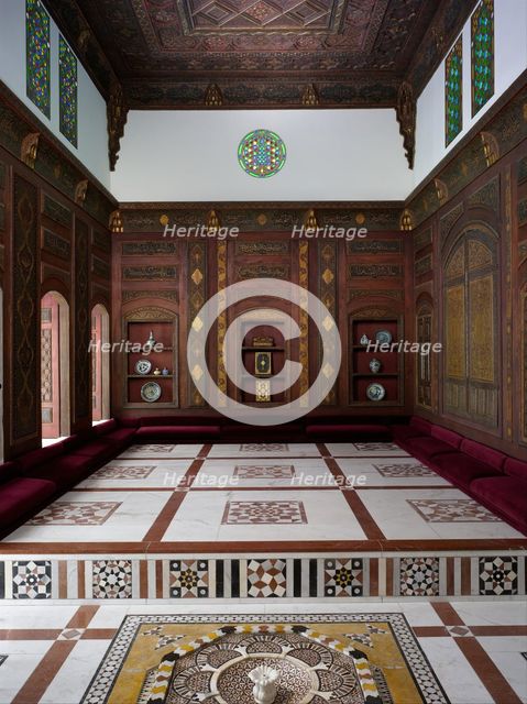 Damascus Room, Syria, dated A.H. 1119/A.D. 1707. Creator: Unknown.