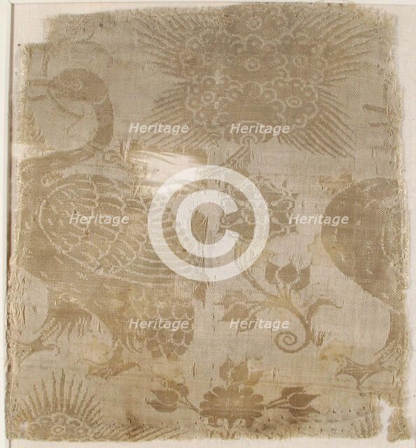 Damask, Italian, 14th century. Creator: Unknown.