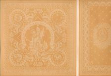 Damask Linen by Mr C. Faber, Stuttgart and Messrs. Burre Bros. Dumferline 1863. Artist: Robert Dudley