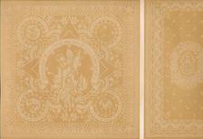 Damask Linen by Mr C. Faber, Stuttgart and Messrs. Burre Bros. Dumferline 1863. Artist: Robert Dudley