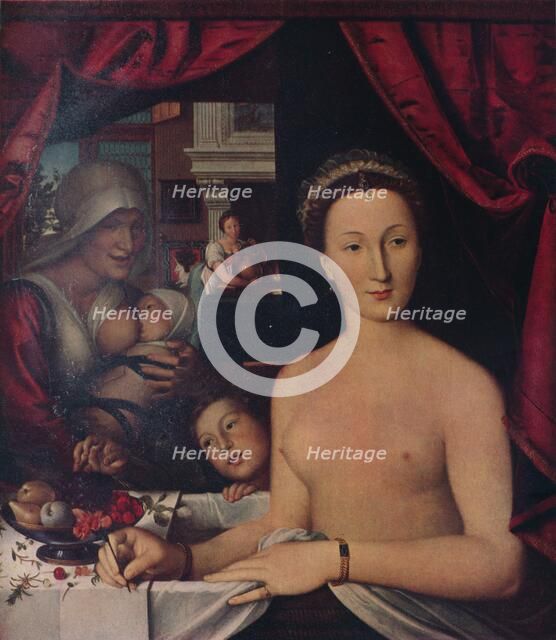 'Dame Au Bain (A Lady in Her Bath)', c1571. Artist: Francois Clouet.