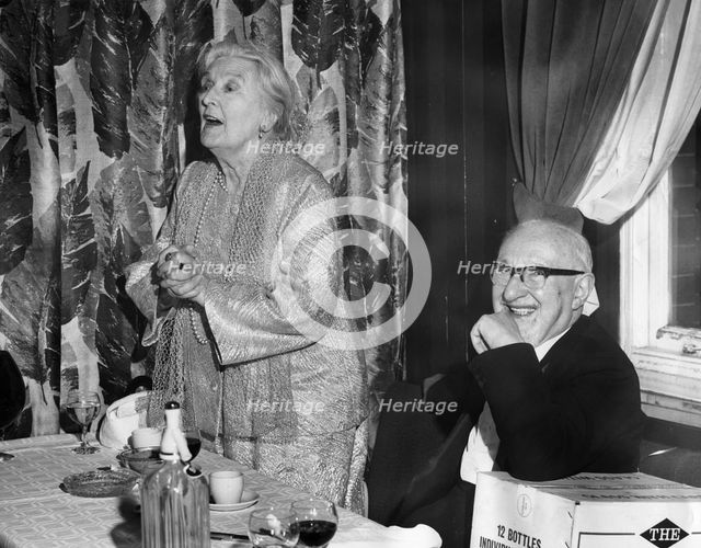 Dame Cybil Thorndyke (1882-1976), British actress, 1971. Creator: Unknown.