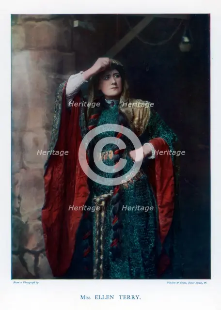 Dame Ellen Terry, English stage actress, 1901.Artist: Window & Grove