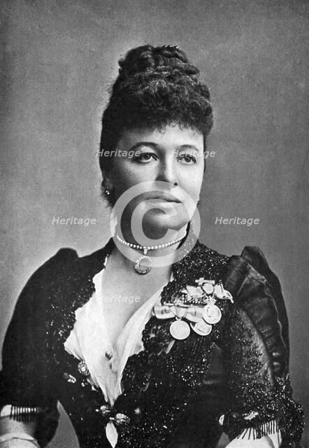 Dame Emma Albani (1852-1930), Canadian opera singer, c1890. Artist: Unknown