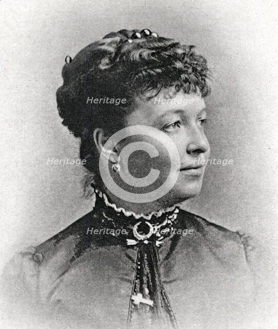 Dame Emma Albani (1852-1930), Canadian opera singer, c1890. Artist: Unknown
