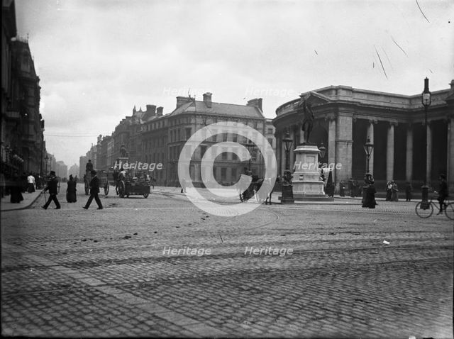 Dame Street scene, Dublin, Ireland c1895. Creator: Unknown.