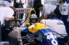 Damon Hill in his Williams-Renault, 1993